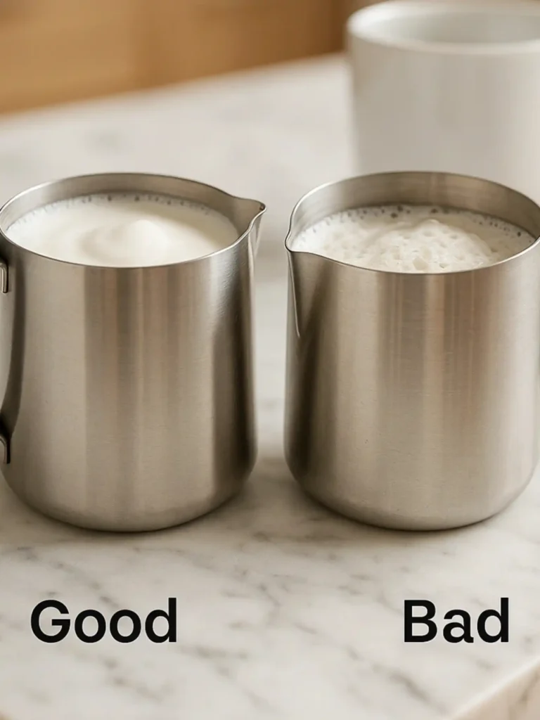 How to steam milk without mistakes for smooth microfoam and lattes