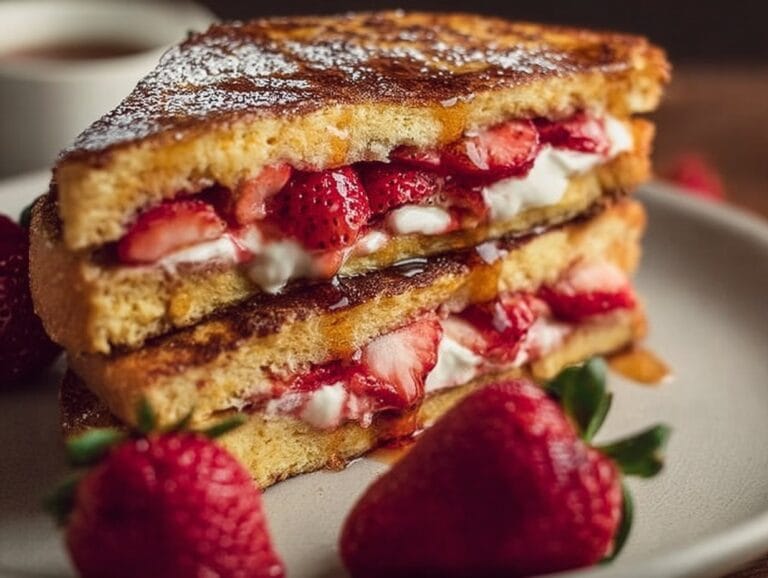 Strawberry Stuffed French Toast - Coffee Recipes