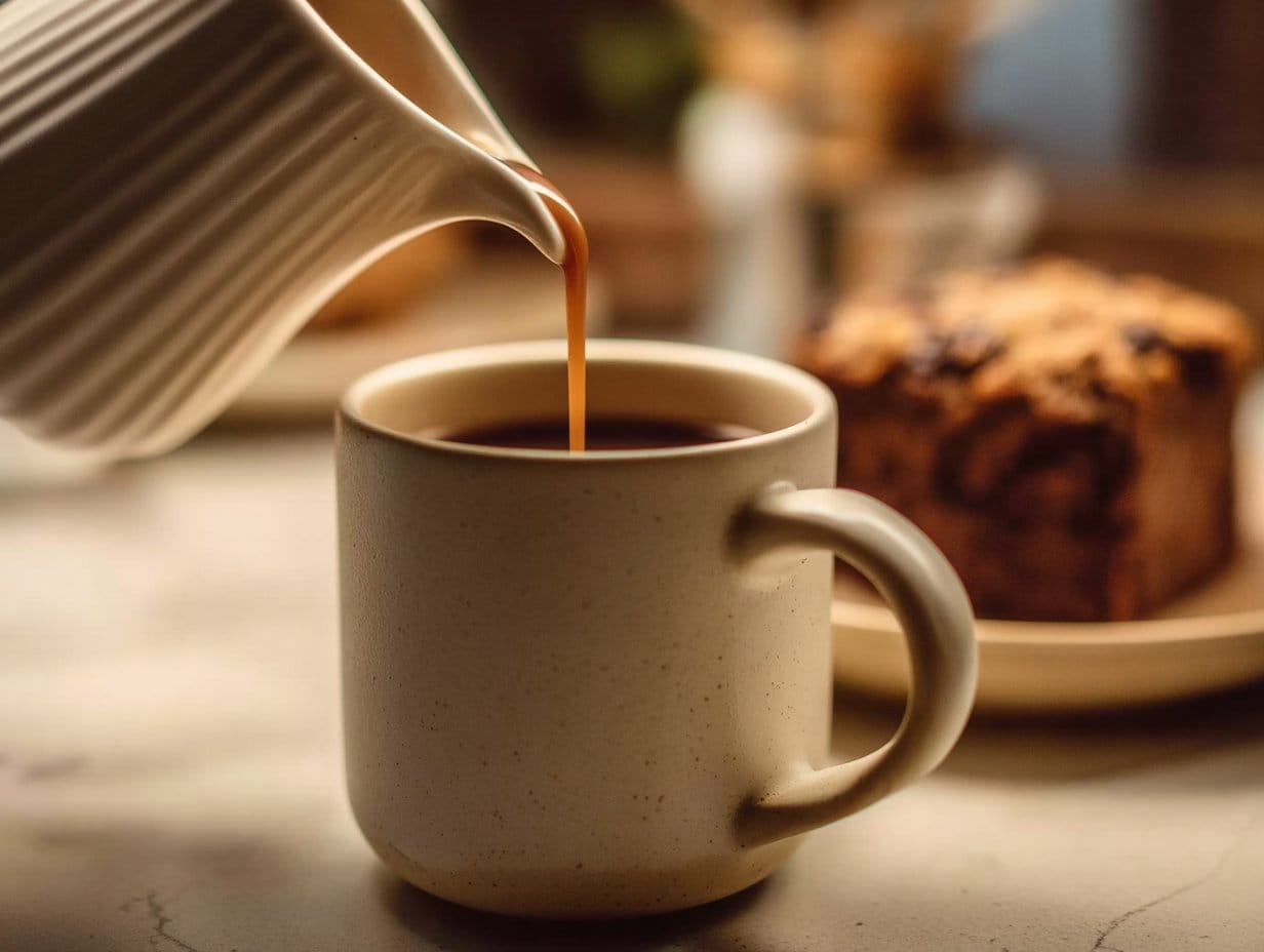 Homemade brown sugar creamer to elevate your coffee experience.