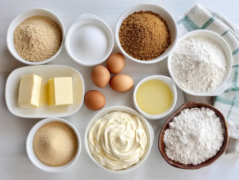 brown butter cheesecake ingredients