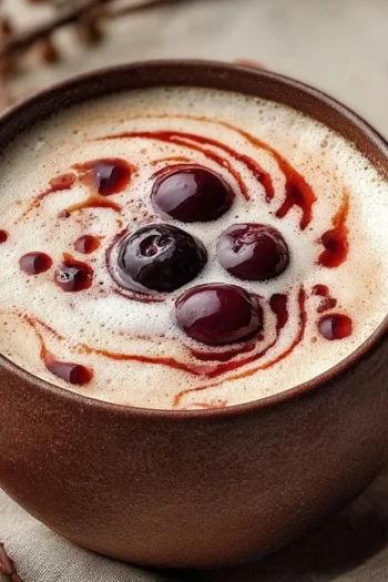 Cherry Vanilla Tea Latte - Coffee Recipes