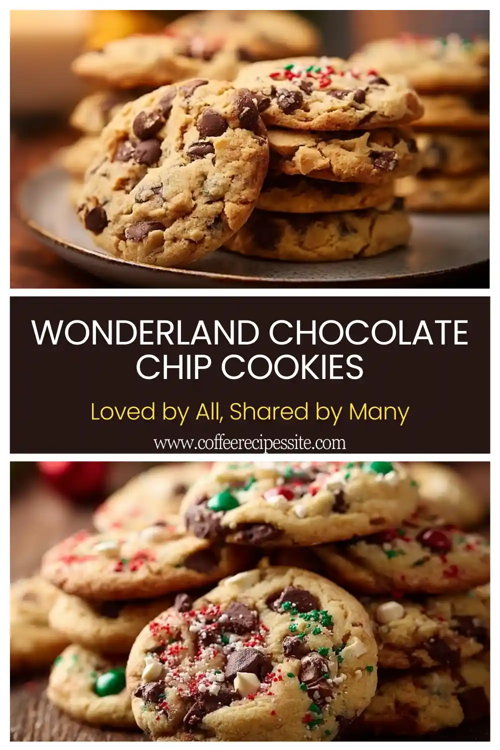 Wonderland Chocolate Chip Cookies - Delicious, soft, and chewy with rich chocolate chunks.