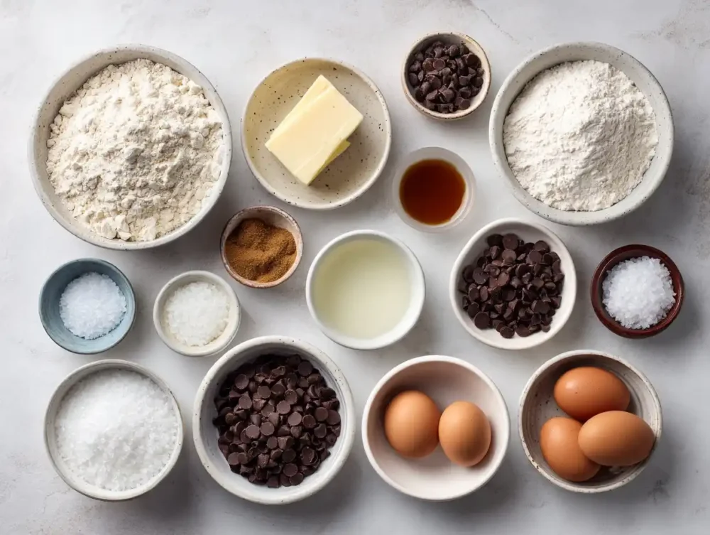 Wonderland Chocolate Chip Cookies ingredients