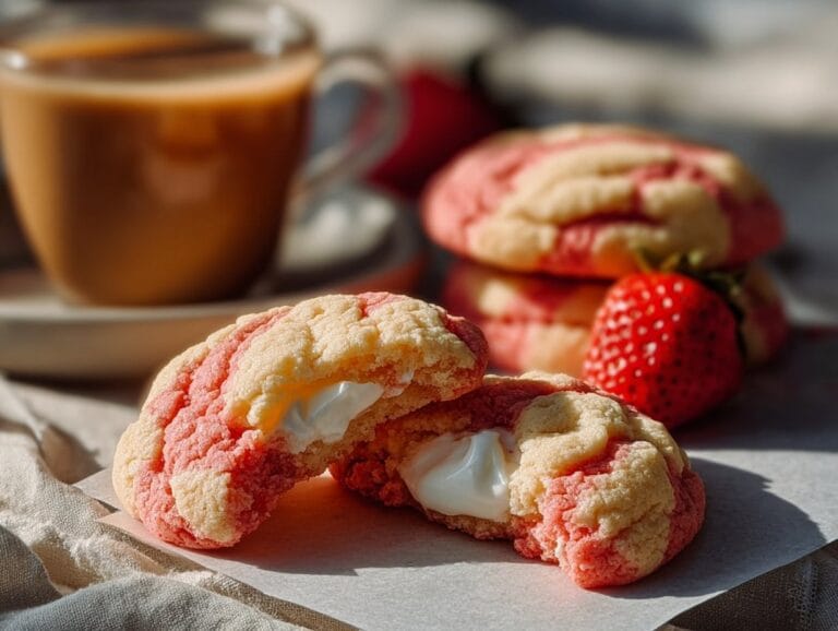Strawberry Cheesecake Cookies - Coffee Recipes
