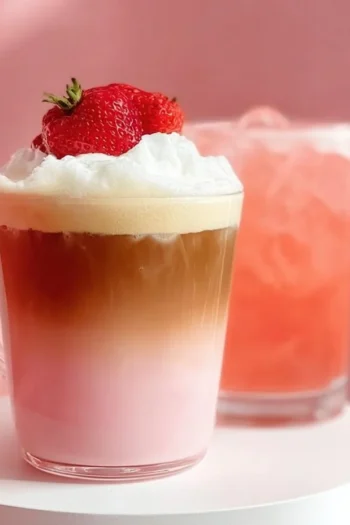 strawberry latte - Coffee Recipes