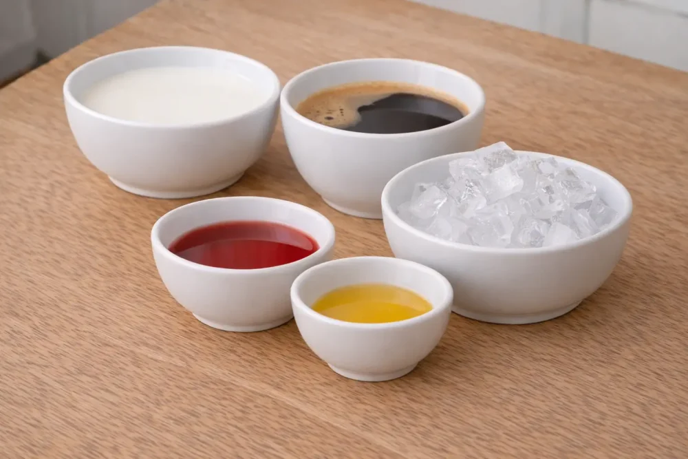 strawberry latte ingredients