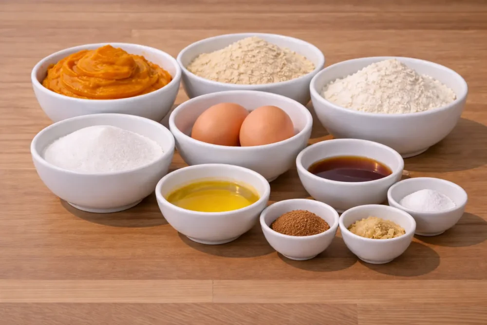 Gluten-Free Pumpkin Donuts ingredients