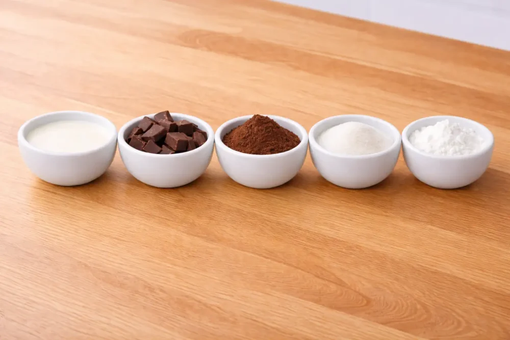 Italian hot chocolate ingredients