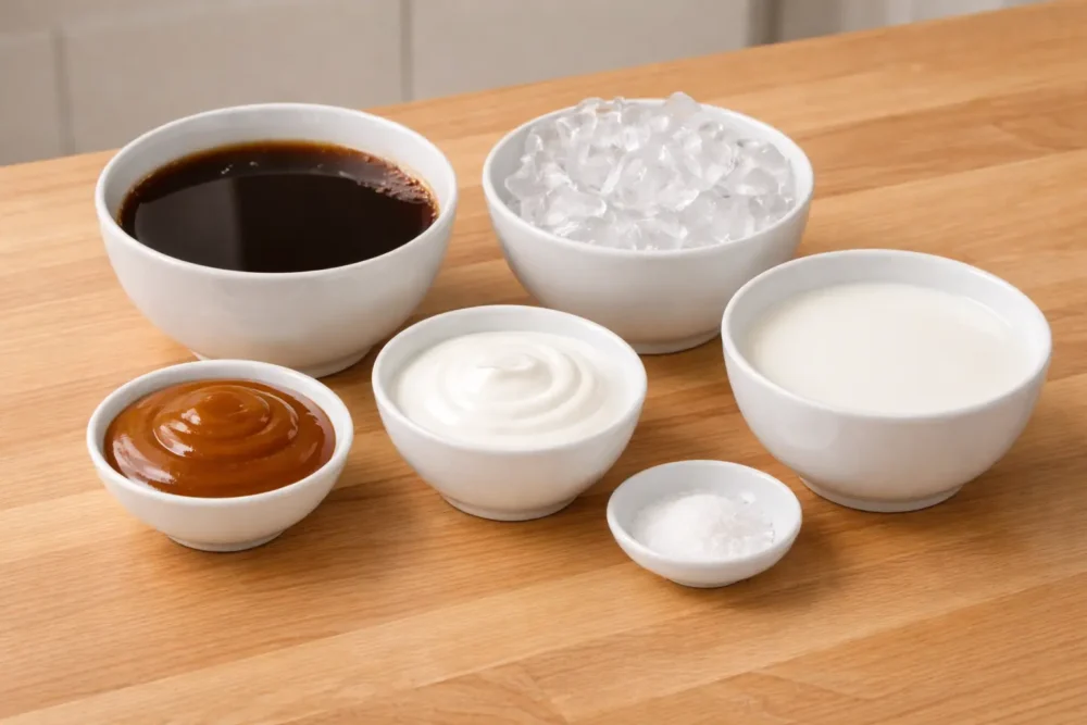 Salted Caramel Cream Cold Brew ingredients