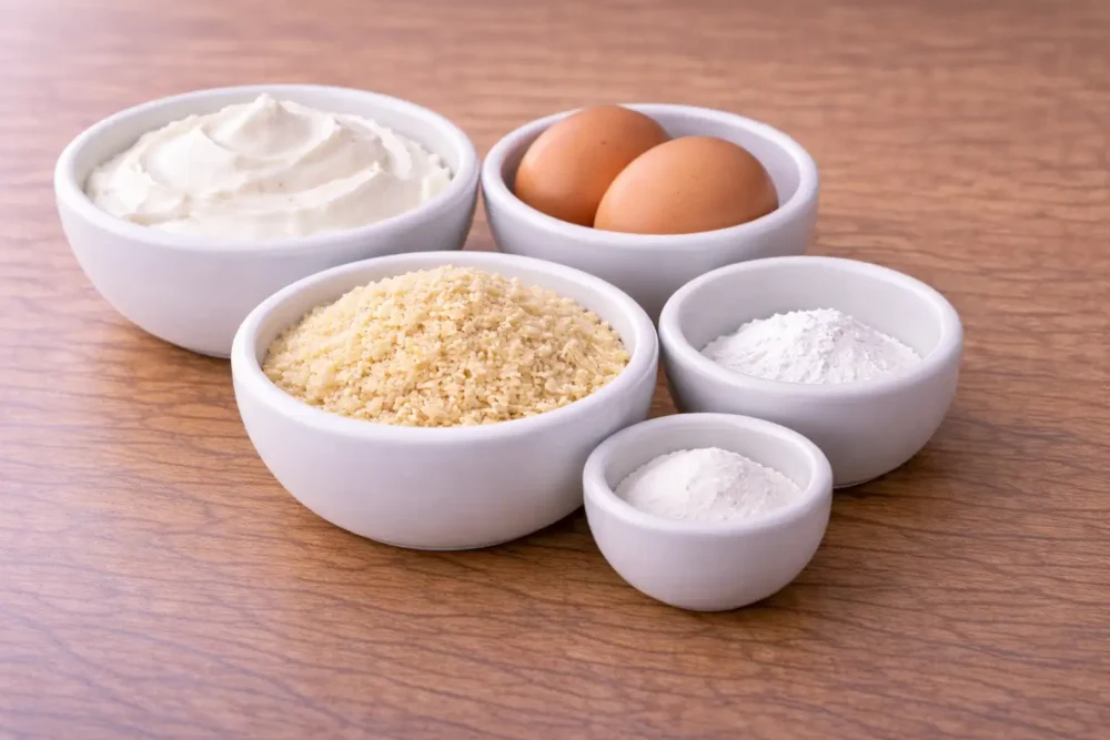 Zero Carb Yogurt Bread ingredients