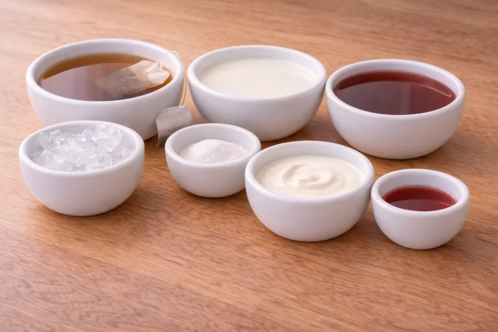 iced cherry chai ingredients