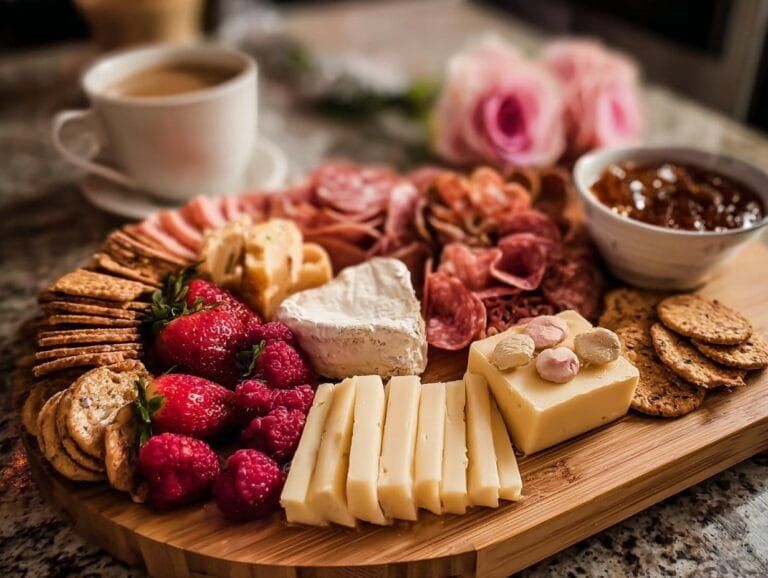 Valentine's Charcuterie Board - Coffee Recipes