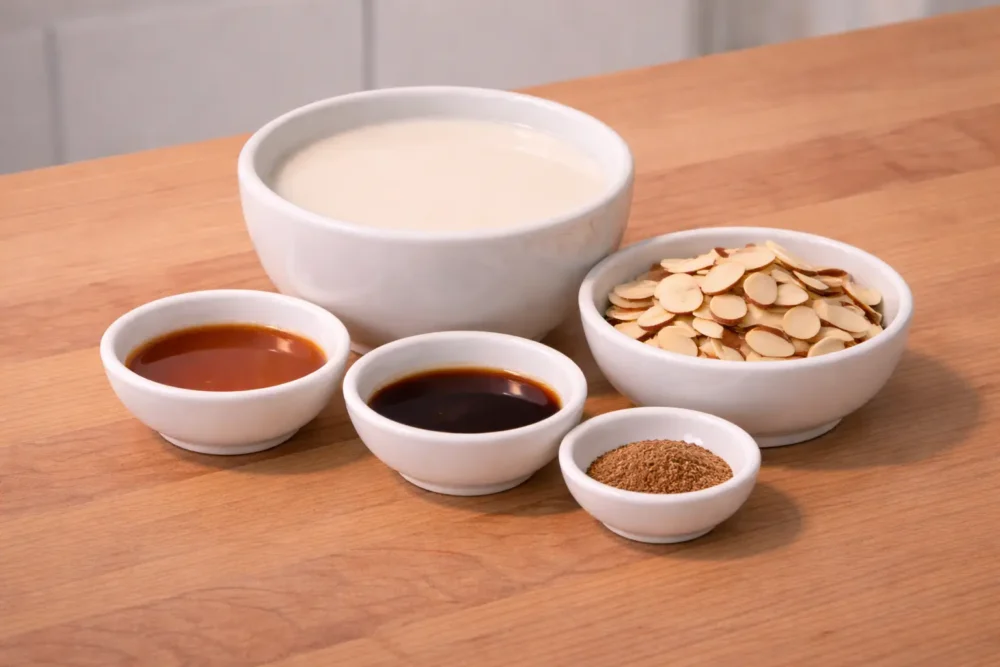 maple vanilla almond milk ingredients