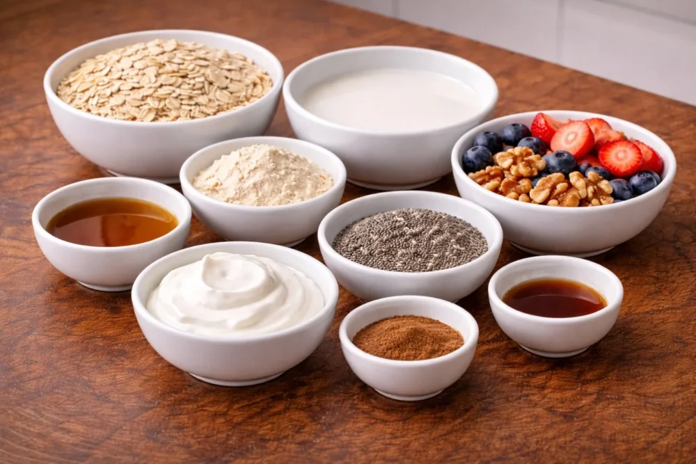 cinnamon roll overnight oats