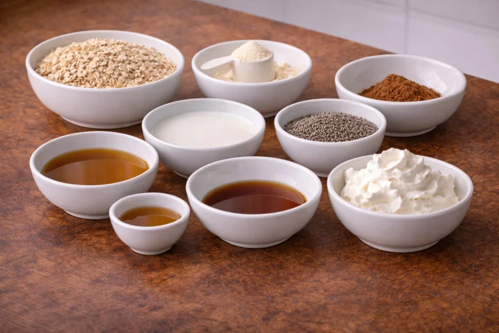 French Toast Overnight Oats: