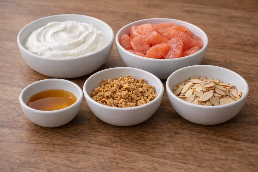 grapefruit parfait ingredients