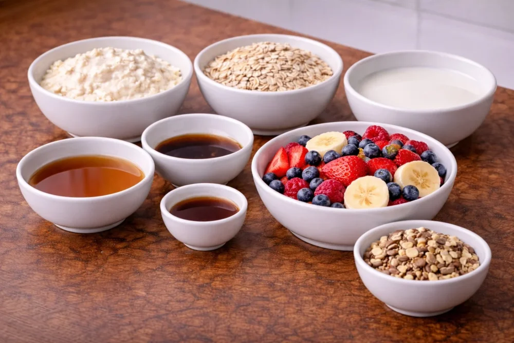 High Protein Cottage Cheese Overnight Oats