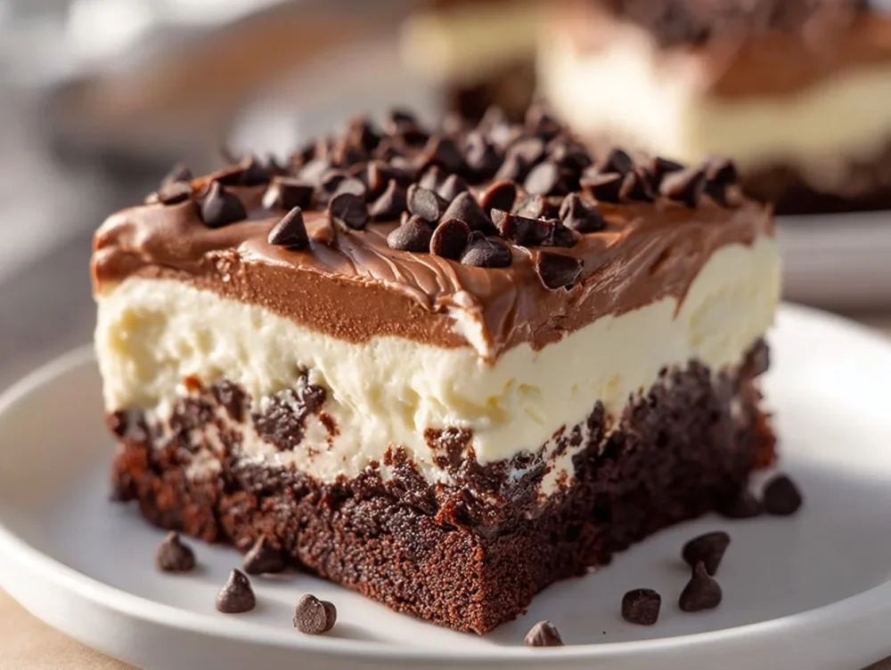 Delicious Keto Earthquake Cake served on a plate, ideal for low-carb diets.