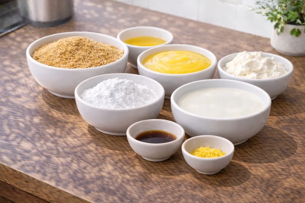 lemon curd cheesecake