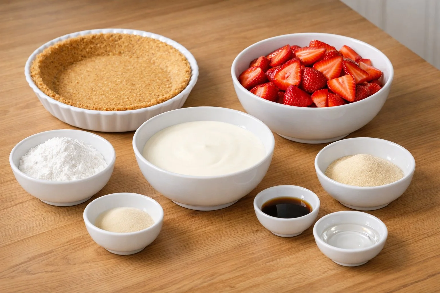 Strawberry Mousse Pie