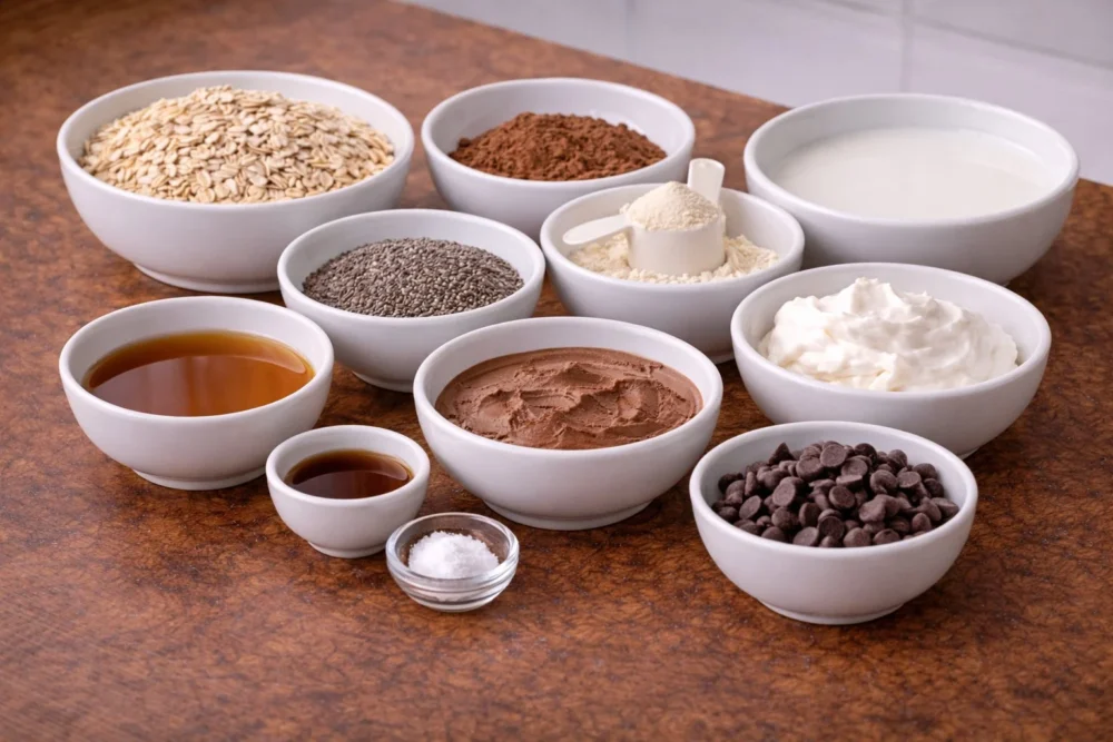 Healthy Chocolate Overnight Oats