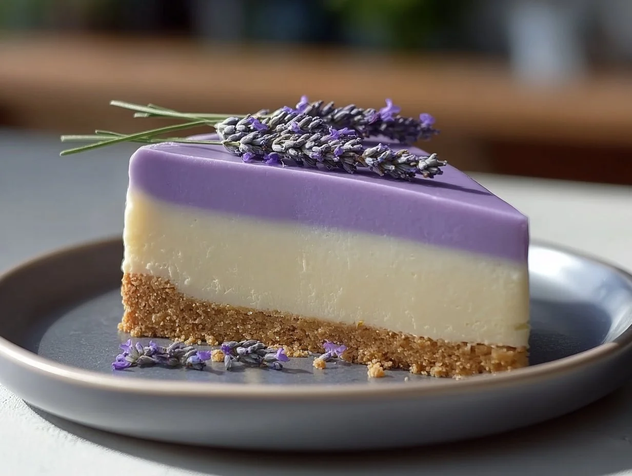Honey Lavender Cheesecake