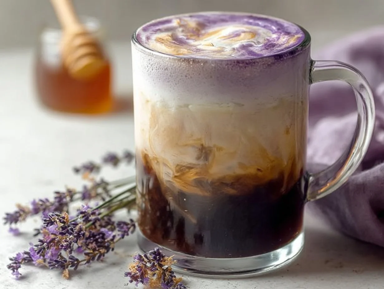 Lavender Honey Iced Coffee