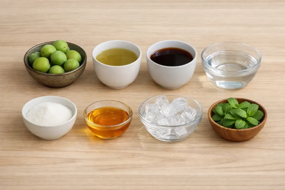 Korean Green Plum Maesil Iced Tea