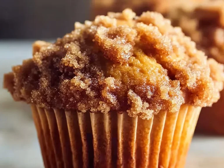 Freshly baked banana muffins on a cooling rack