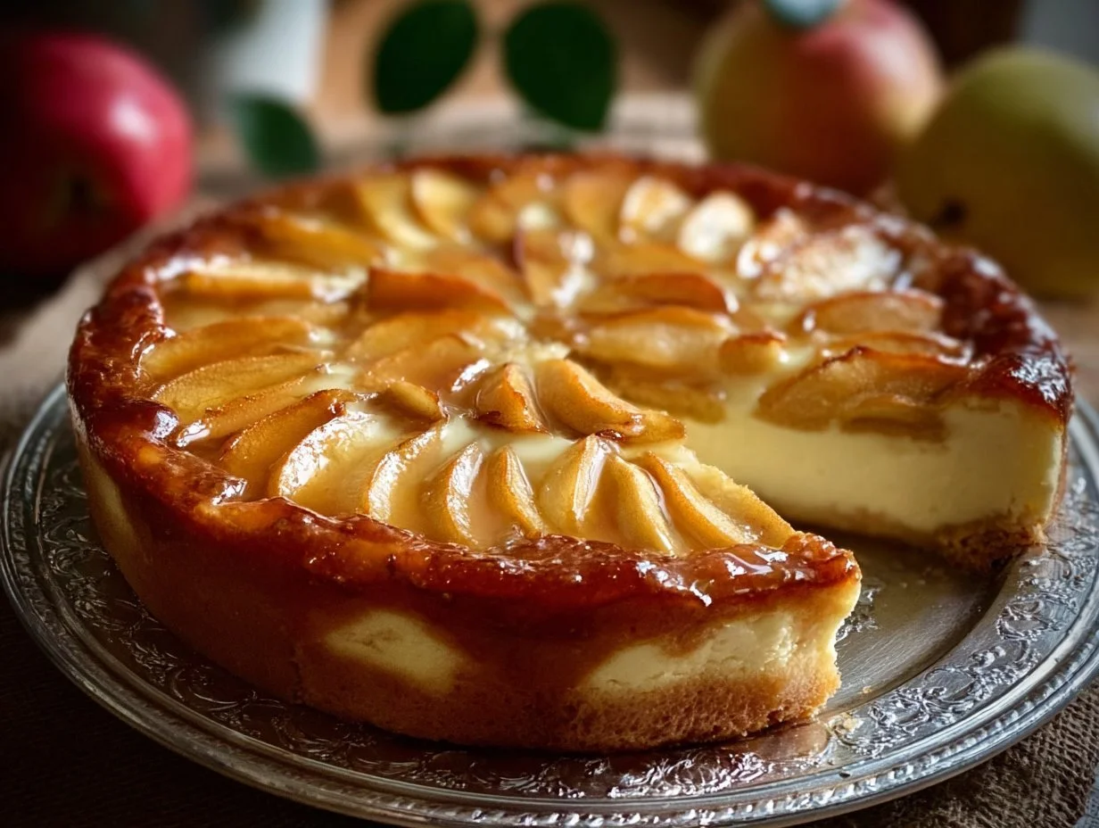 Easy Sugar-Free Apple Cream Cheese Cake: Indulge Guilt-Free with this Simple Recipe.