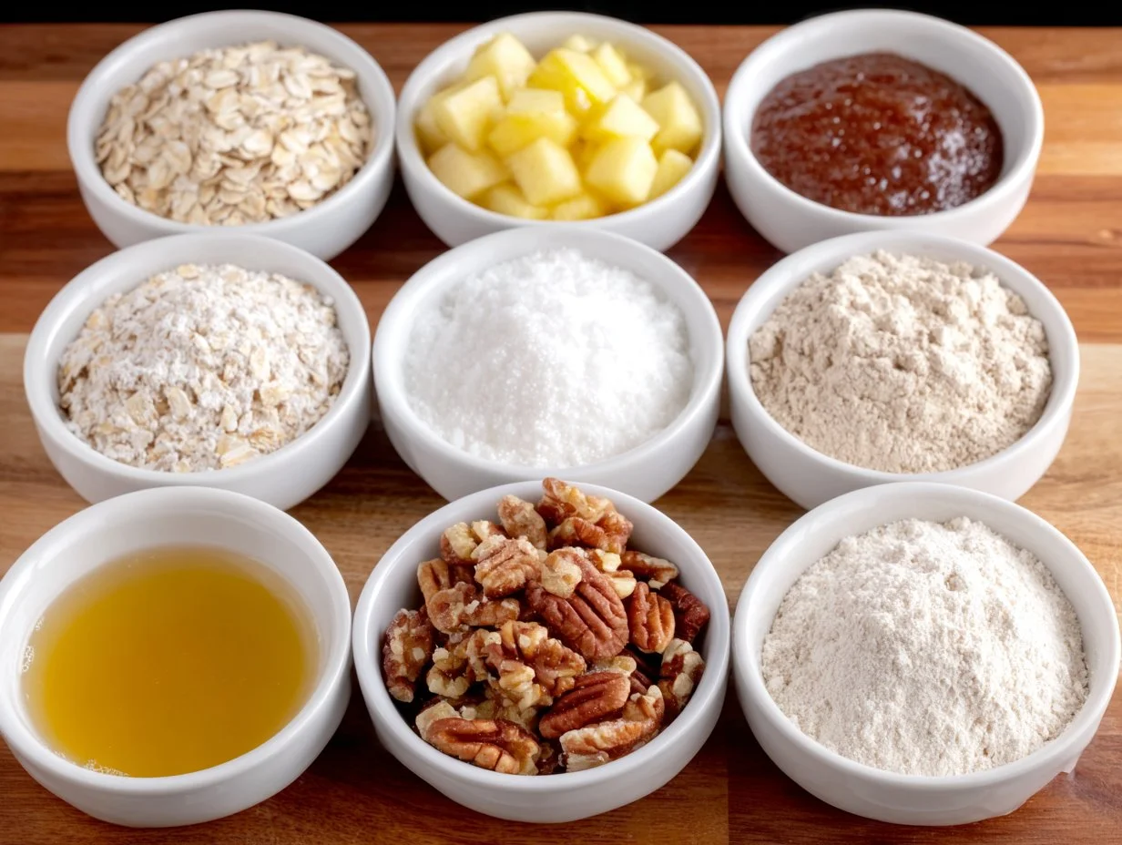 Healthy Oatmeal Apple Cake