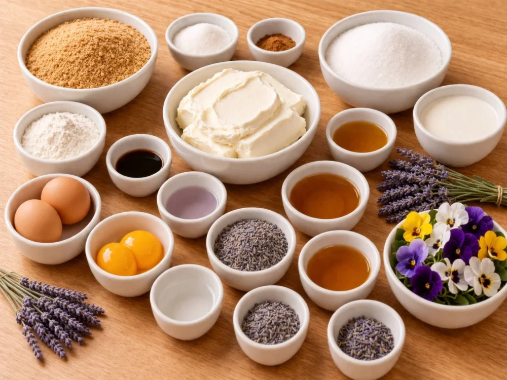 Honey Lavender Cheesecake