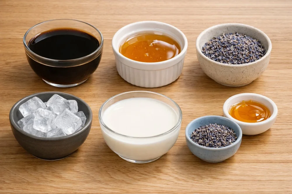 Lavender Honey Iced Coffee