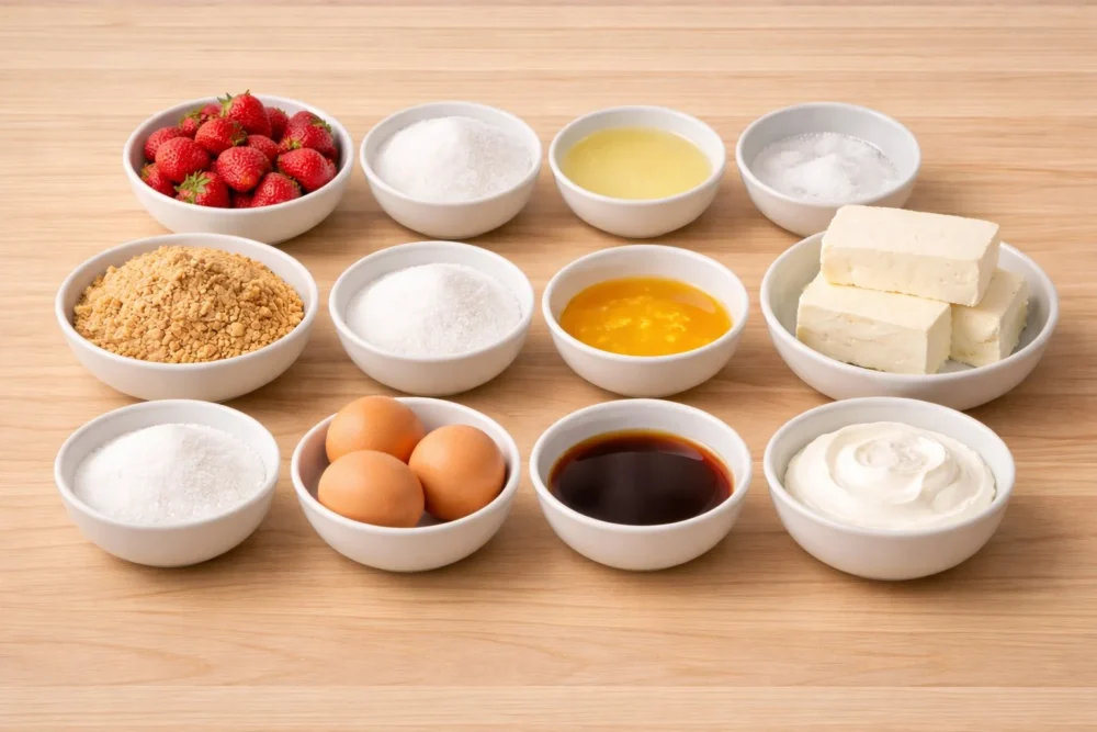 strawberry swirl cheesecake