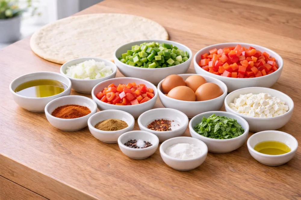 Turkish Menemen Egg Pizza