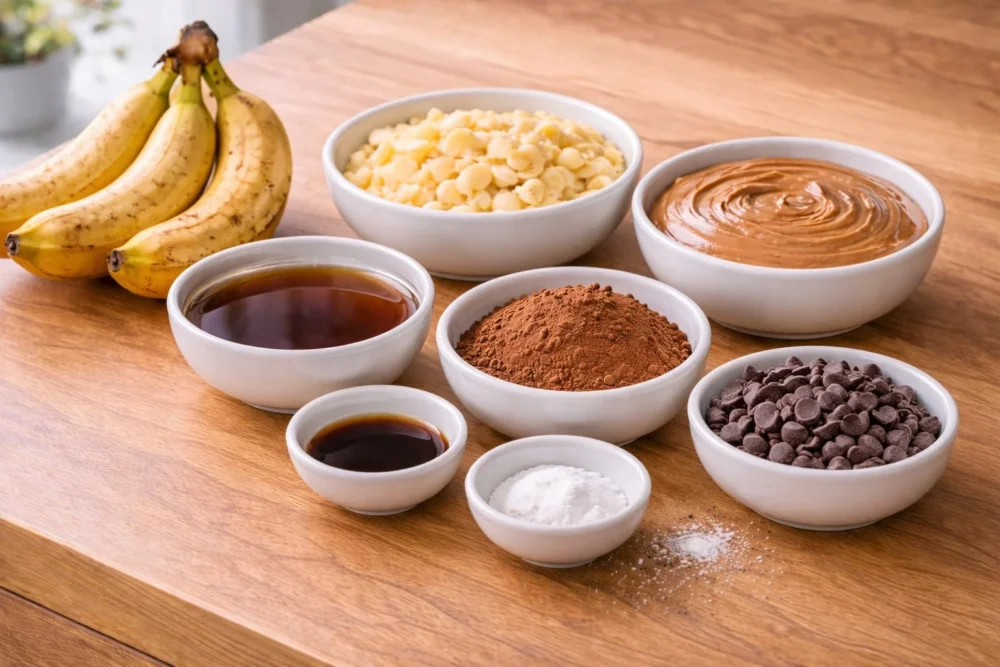 Vegan Flourless Banana Brownies