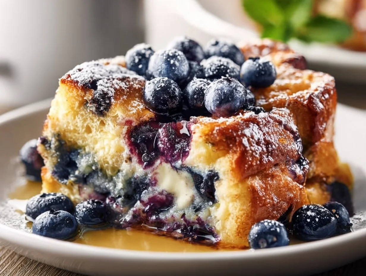 Blueberry French Toast Bake