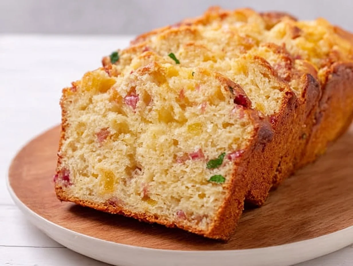 Buttery Orange Rhubarb Bread