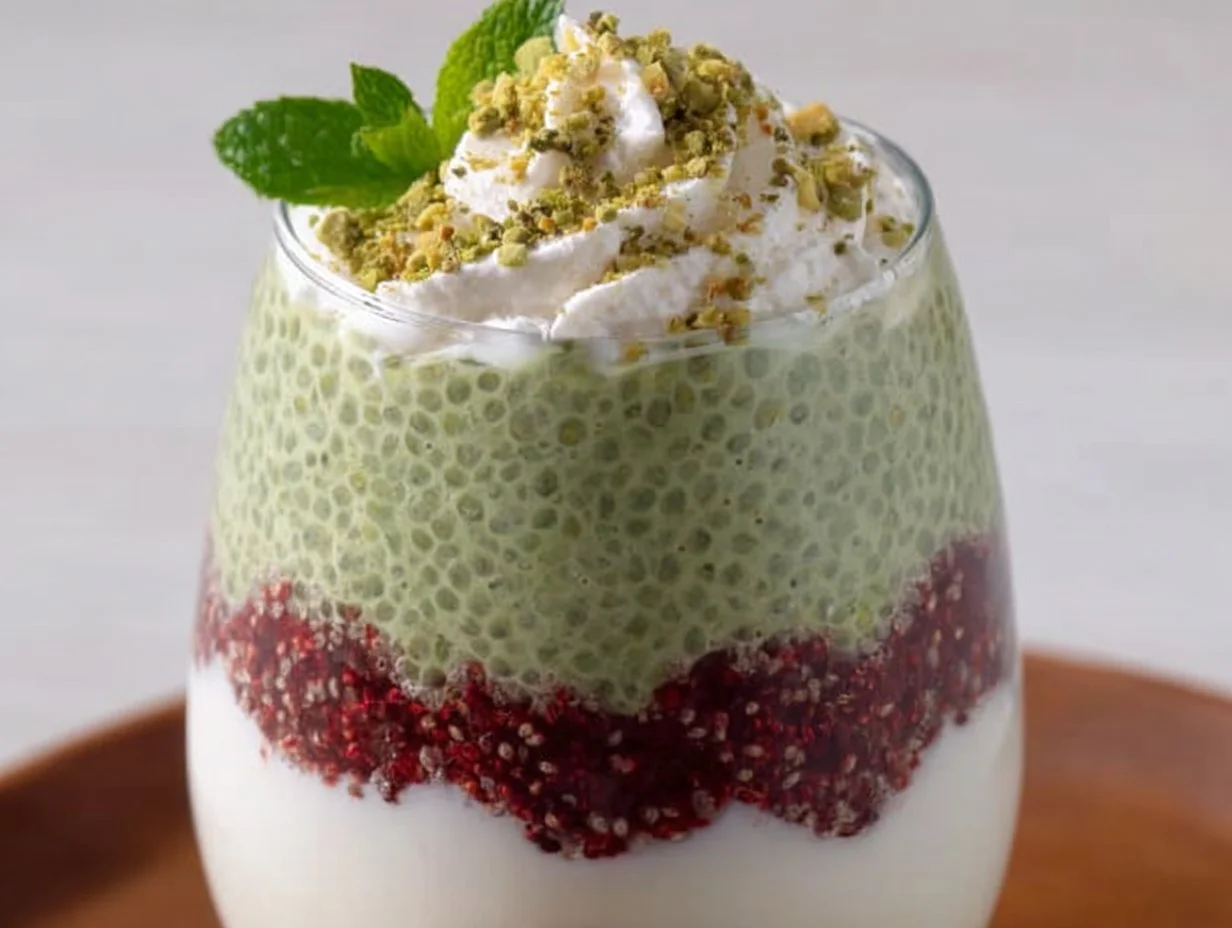 Creamy Matcha Chia Pudding