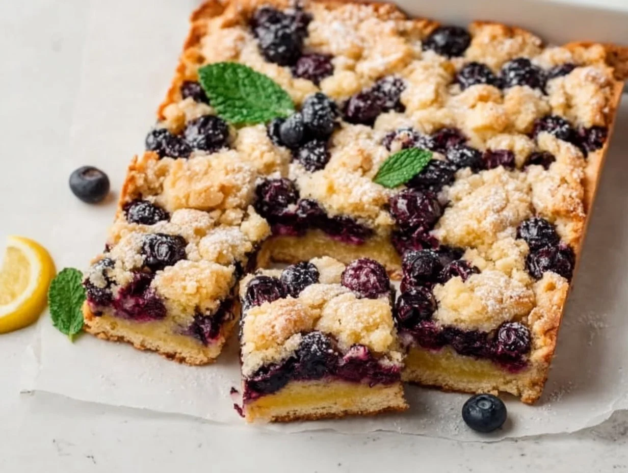 Lemon Blueberry Bars