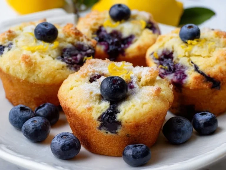 Healthy Lemon Blueberry Protein Bites for a nutritious snack