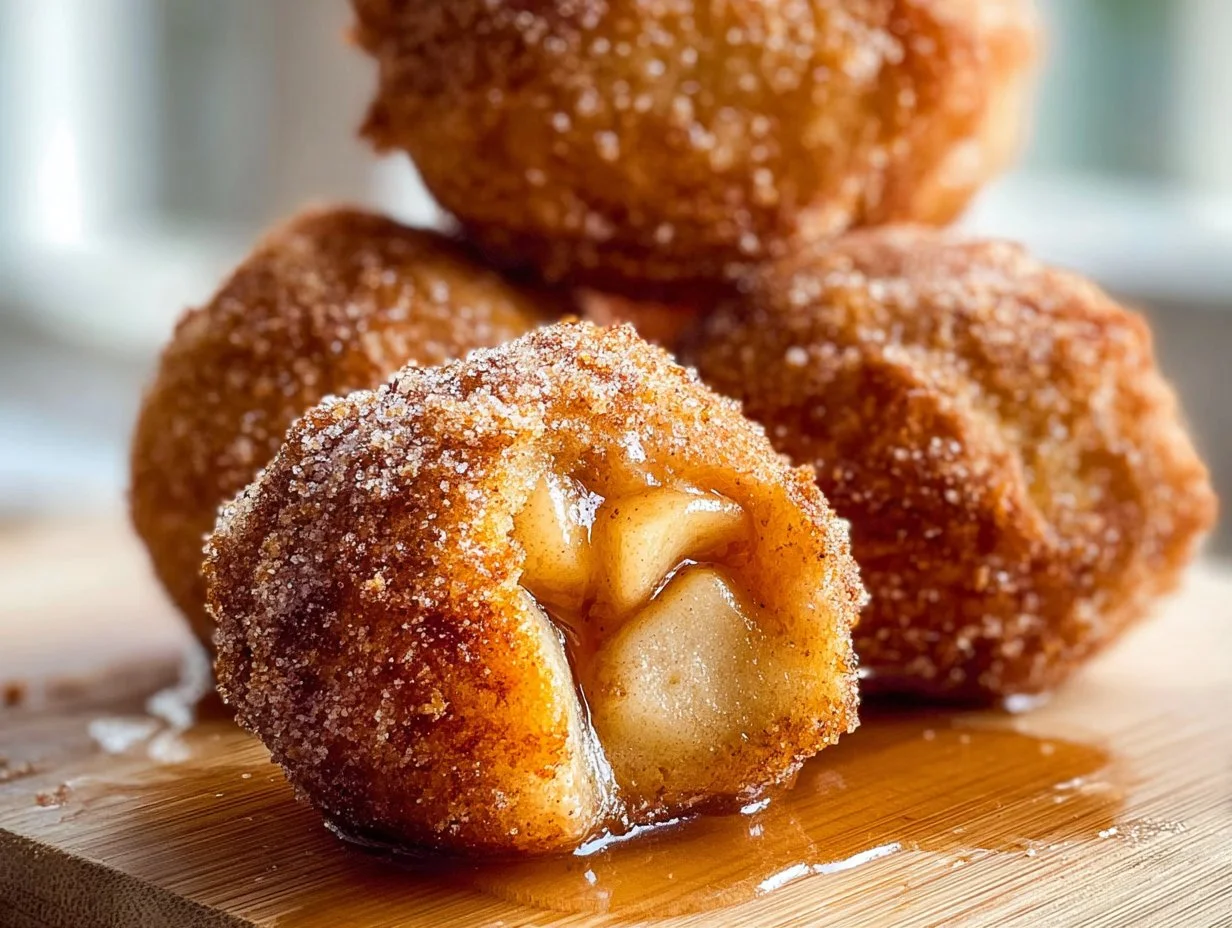 Sweet Air Fryer Apple Pie Bombs