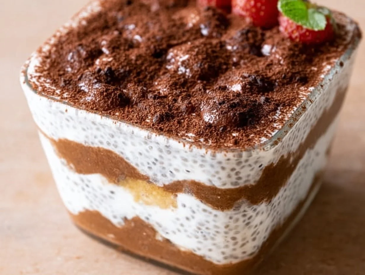 The Best Tiramisu Chia Pudding