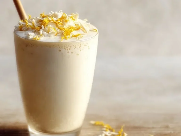 White Chocolate Orange Hot Cocoa topped with whipped cream and orange zest